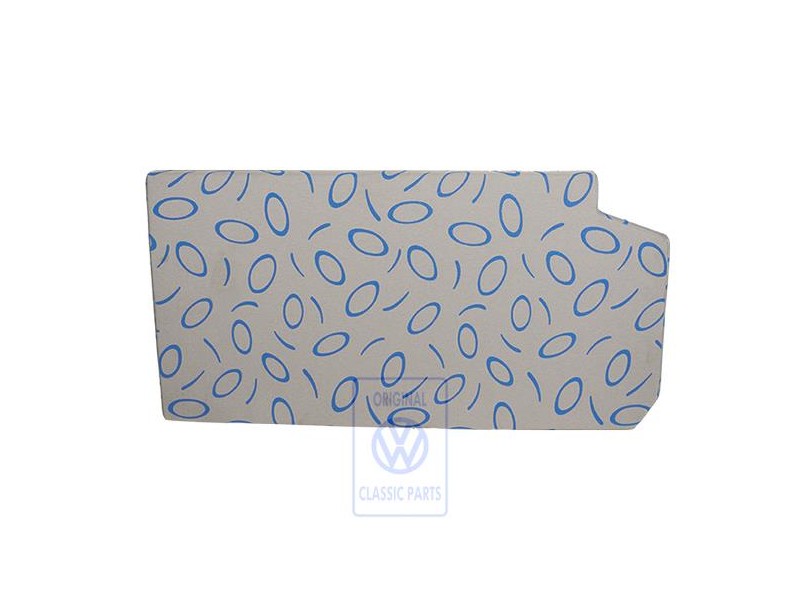Genuine VW Padded Surface Flannel Grey/Blue - 7D0864413F HQX