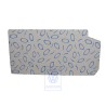Genuine VW Padded Surface Flannel Grey/Blue - 7D0864413F HQX