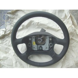 Genuine VW Steering Wheel Leather Black/Blue - 7D0419091T PEQ