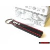 Genuine VW GTI Honeycomb Silicone Red KeyTag/Keychain/Keyring - 1KM087013 6J1