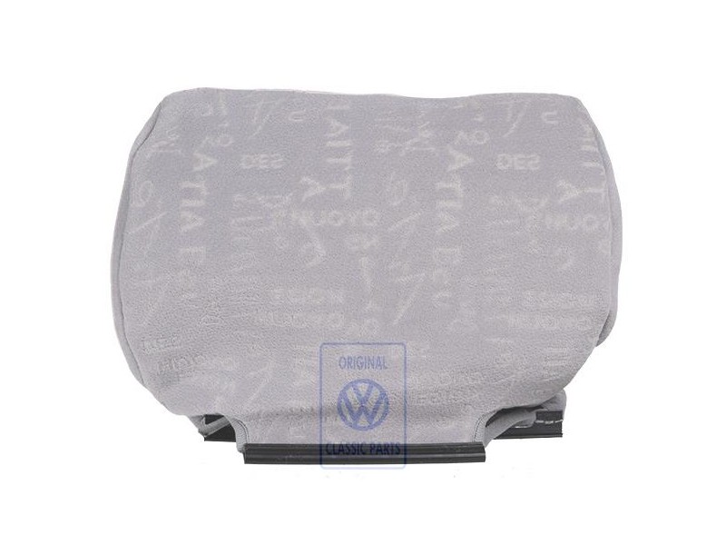 Genuine VW Head Restraint Cover Cloth Flannel Grey - 7D0881921B EBX