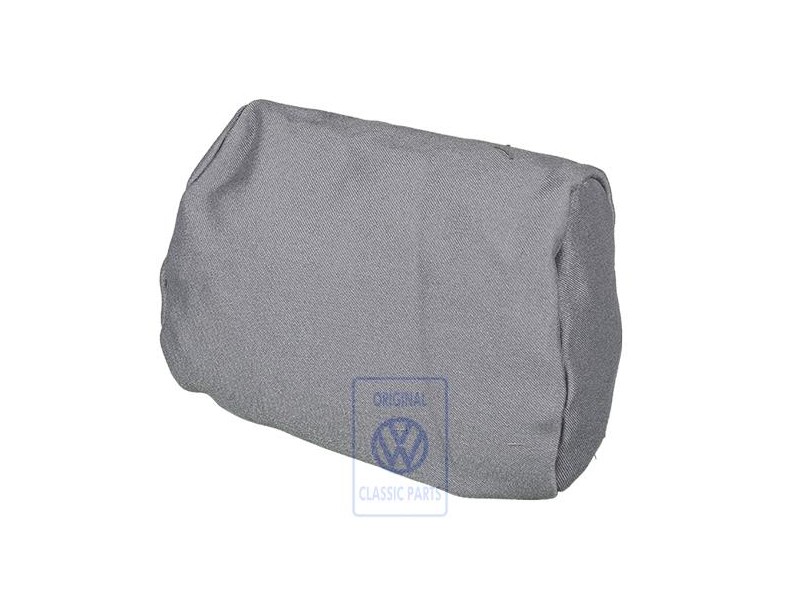 Genuine VW Head Restraint Cover Cloth Flannel Grey - 7D0881921R 71B