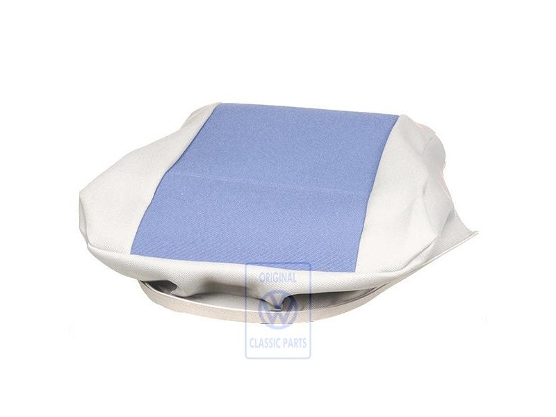 Genuine VW Seat Covering Fabric Flannel Grey/Blue - 7D0883405R HRC