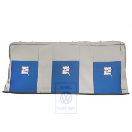 Genuine VW Backrest Cover Fabric Flannel Grey/Blue - 7D0885805S HRD