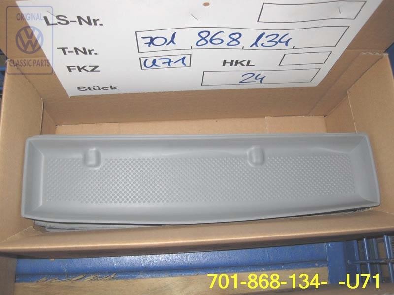 Genuine VW Insert For Stowage Box Flannel Grey - 701868134 U71