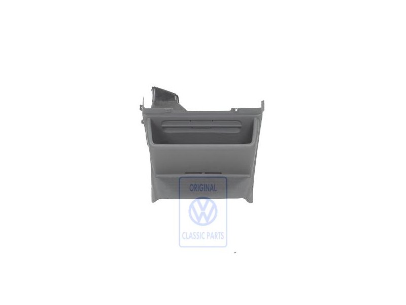 Genuine VW Footwell Vent With Shelf Mistral Grey - 7D1815141 E91
