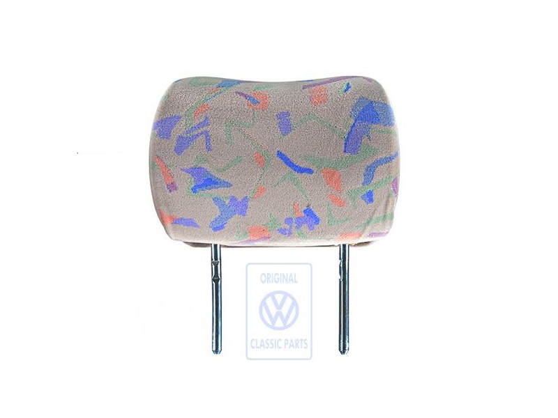 Genuine VW Head Restraint Cover Cloth Light Beige - 7D0881921 EJM