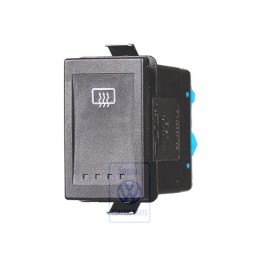 Genuine VW Push Button Satin Black - 7D0959621 01C