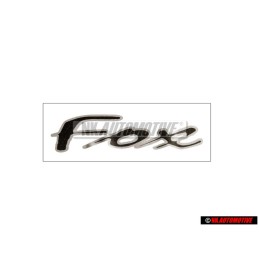 Genuine VW FOX Boot Trunk Decal Sticker - 6N0853750 Z19