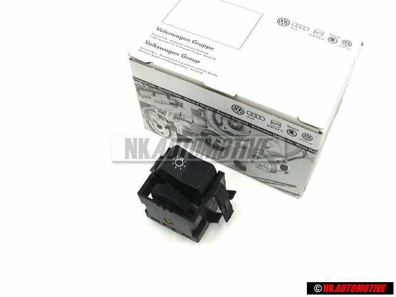 Genuine VW Headlight Switch with Panel Lighting Rheostat Dimmer - 251941531T