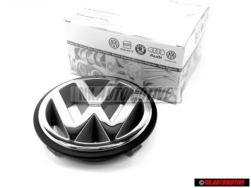 Genuine VW Front Grill Badge Emblem Chrome - 3A0853600 EPG