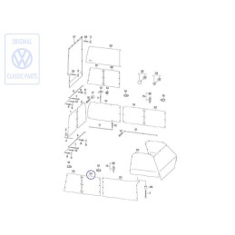 Genuine VW Curtain For Side Window - 701070412C