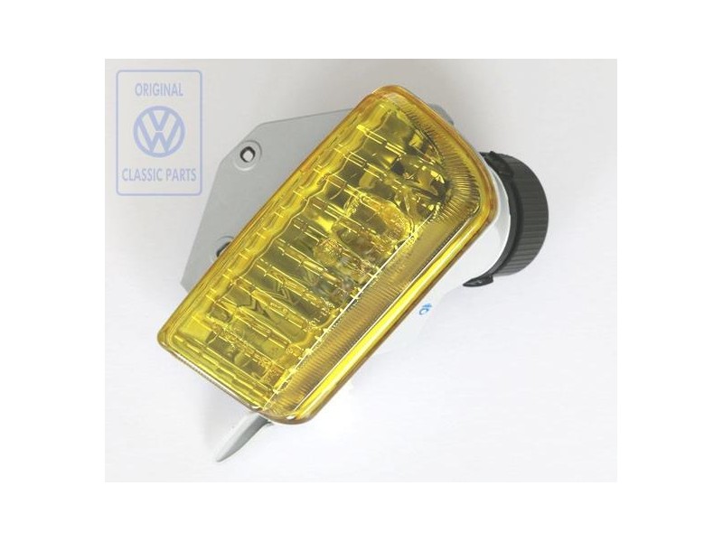 Genuine VW Halogen Fog Lamp, Yellow Light - 701941699E