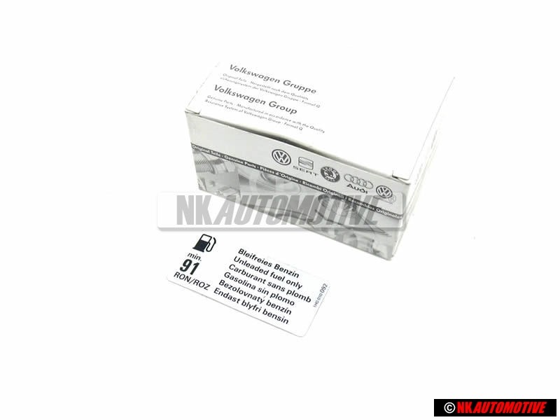 Genuine VW Decal Sticker Unleaded fuel only 91 RON/ROZ - 1H0010092