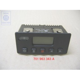 Genuine VW Digital Clock With Heater Preselector Switch - 701963343A