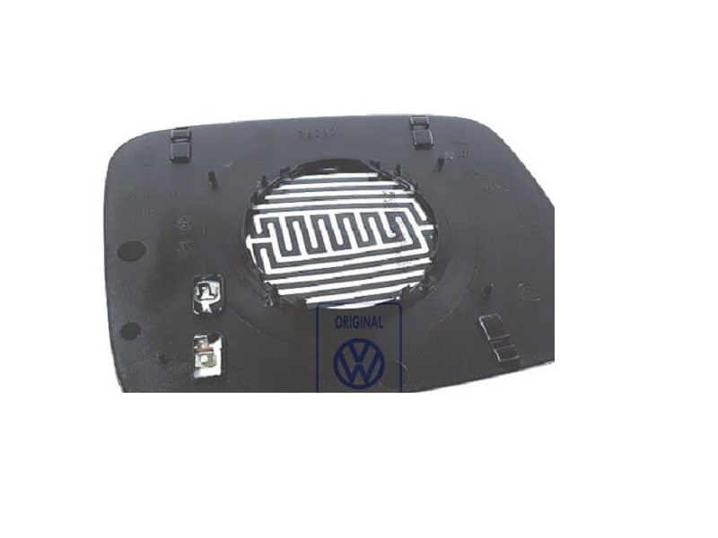 Genuine VW Mirror Glass Flat With Plate - 701857521A