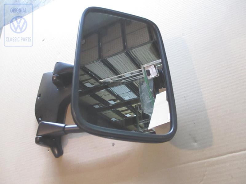 Genuine VW Exterior Mirror Flat Complete With Bracket - 7D2857502F