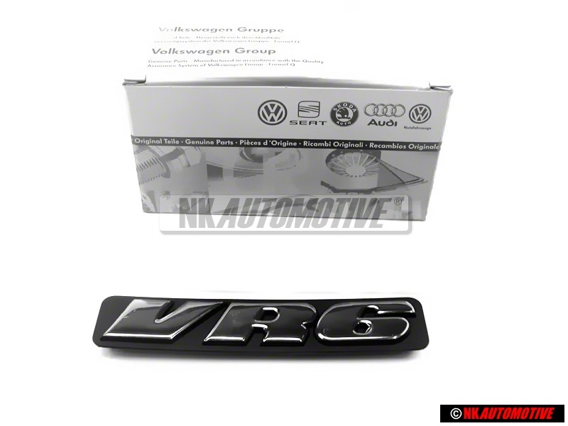 Genuine VW Inscription VR6 Satin Black Chrome Special - 1H6853714A GX2