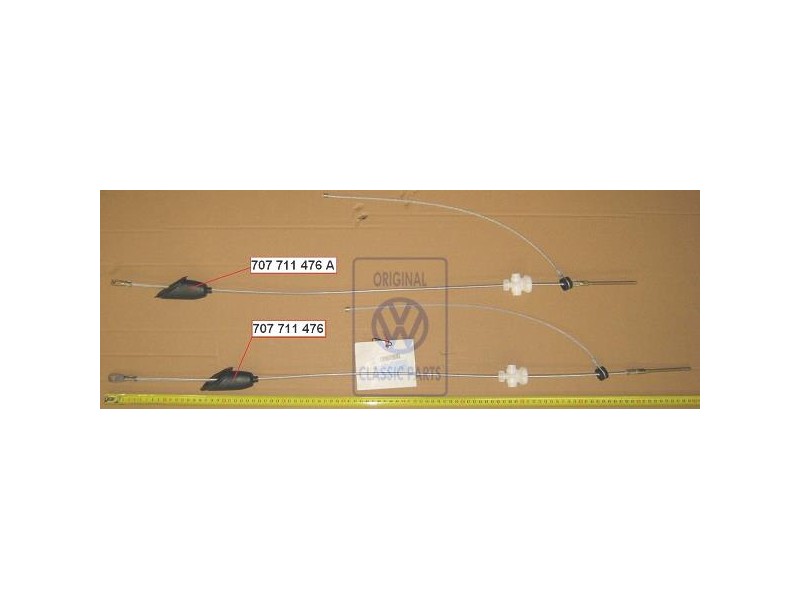Genuine VW Cable With Roller And Seal - 707711476