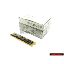 Genuine VW VR6 Rear Boot Badge Emblem Chrome - 3A0853675 Z10