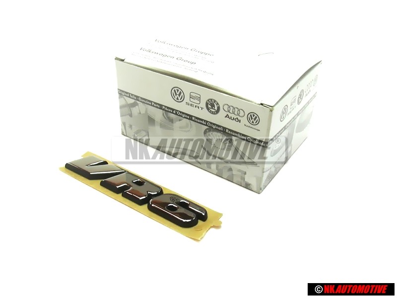 Genuine VW VR6 Rear Boot Badge Emblem Chrome - 3A0853675 Z10