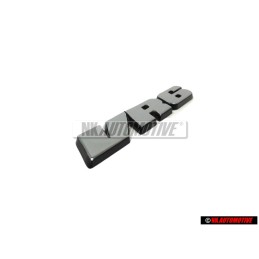 Genuine VW VR6 Rear Boot Badge Emblem Chrome - 3A0853675 Z10