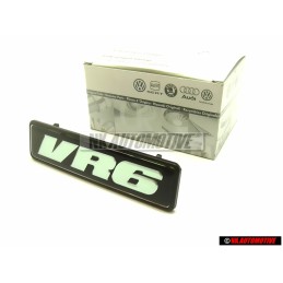 Genuine VW Inscription VR6 Highline Black Gunpowder - 1H6853679D DLV