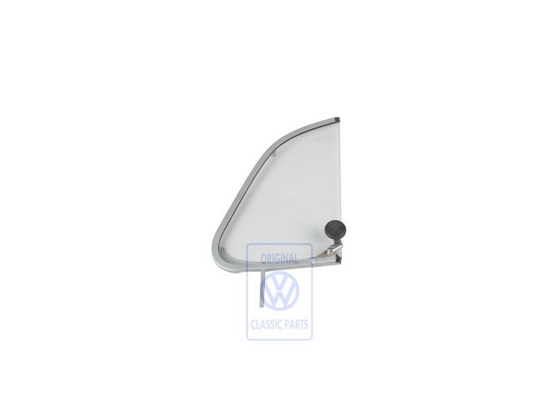 Genuine VW Side-Hung Window Chrome Colored - 111837602D 091