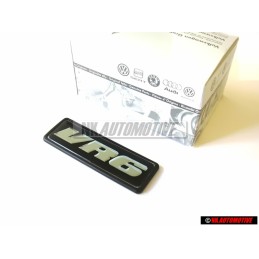 Genuine VW VR6 Rear Boot Badge Emblem Black - 1H6853675B DLV