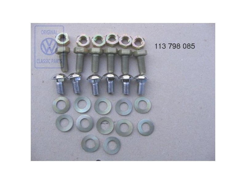Genuine VW 1 Set Fixing Parts For Bumper - 113798085