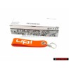Genuine VW UP Orange Silver KeyTag Keychain Keyring Keyfob - 1S0087013 VCF