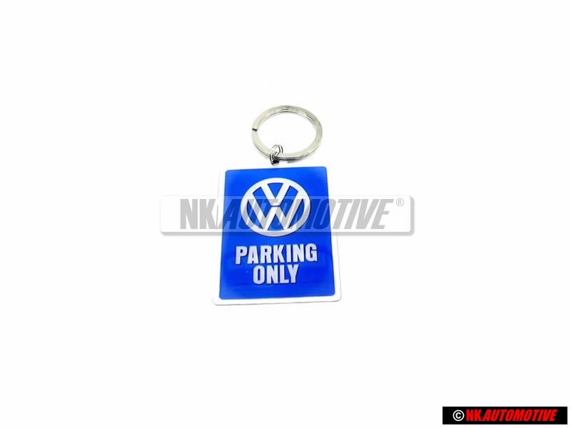 VW Classic Parts Parking Only Keyring Keychain Keyfob Keytag - ZCP902512