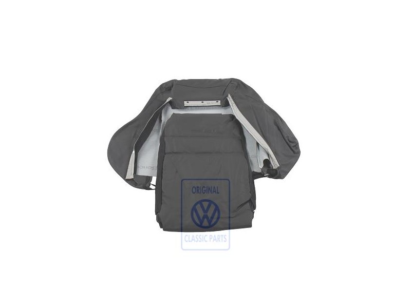 Genuine VW Backrest Cover Leather/Leatherette Black - 1H0881805BFEGV