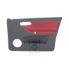 Genuine VW Door Panel Trim Cloth Flash Red/Off-Black - 6N4867012CNHLX