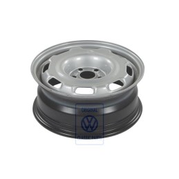 Genuine VW Steel Rim Chrome Colored - 1H0601025K 091