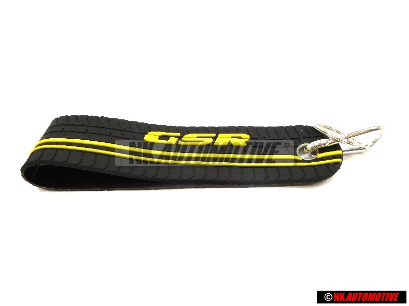 Genuine VW Key Fob Black Yellow - 5C5087013 Zac