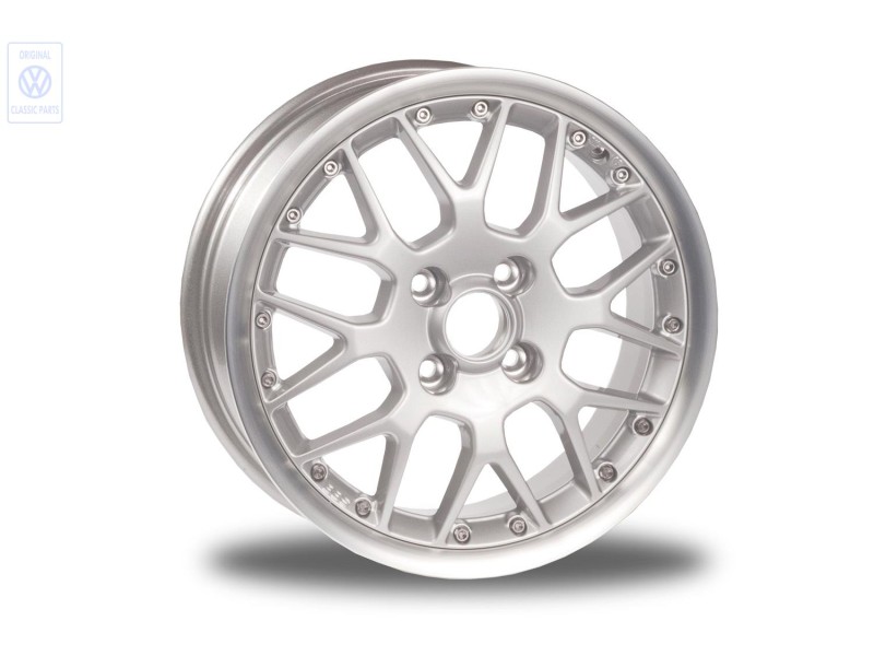 Genuine VW Aluminium Rim Chrome Coloured Metallic - 6N0601025J 091