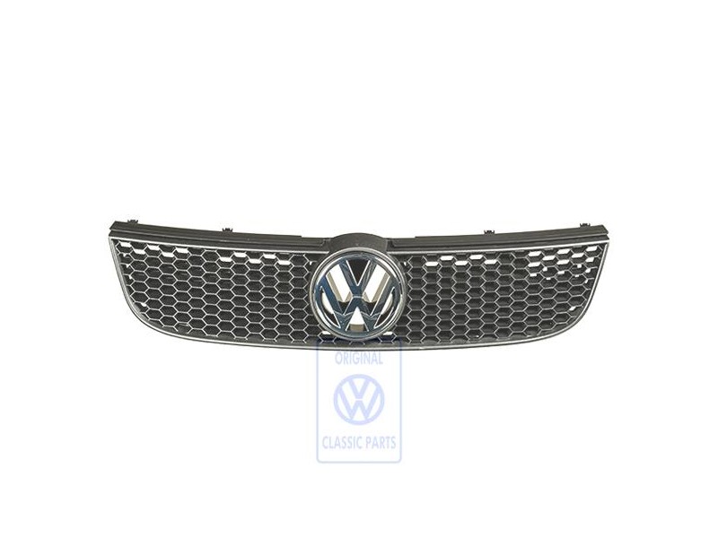 Genuine VW Radiator Grille Satin Black - 6N0853651K 01C