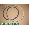 Genuine VW Door Seal Satin Black/Cream - 6N4867365K HGZ