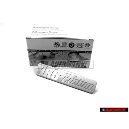 Genuine VW VR6 EDITION Side Badge Emblem Aluminium - 1H6853714J Z50