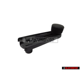 Genuine VW Window Crank Satin Black - 357837581 01C