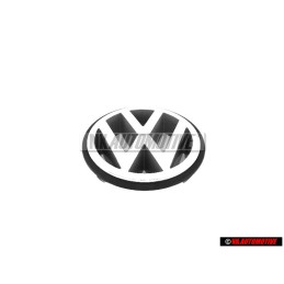 Genuine VW Front Grill Badge Emblem Chrome - 3A0853600