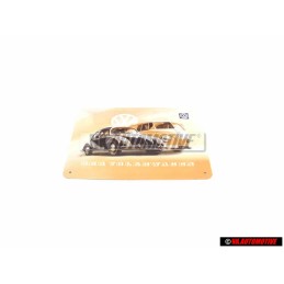 VW Classic Parts Vintage Metal Plate Beetle Type 1 Bus T1 - ZCP901624