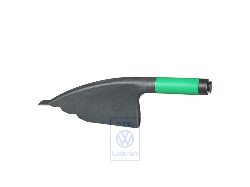 Genuine VW Brake Lever Trim Leather Green/Black - 6X0711461A HRE