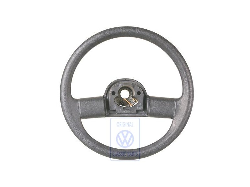 Genuine VW Steering Wheel Satin Black - 867419091H 01C