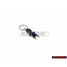 VW Classic Parts Women Female Bobble Head Vintage Keyfob Keyring - ZCP904111
