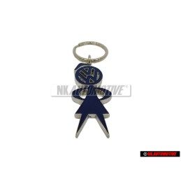 VW Classic Parts Women Female Bobble Head Vintage Keyfob Keyring - ZCP904111
