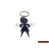 VW Classic Parts Women Female Bobble Head Vintage Keyfob Keyring - ZCP904111