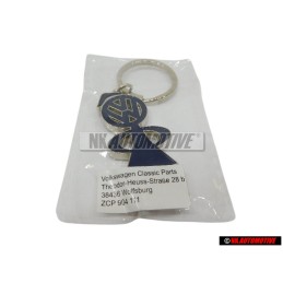 VW Classic Parts Women Female Bobble Head Vintage Keyfob Keyring - ZCP904111