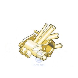 Genuine VW Coolant Regulator Housing - 032121111BC